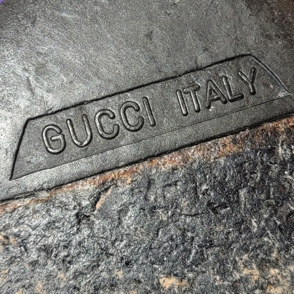 Gucci Men's Leather Cap Toe Oxfords - Picture 7 of 8